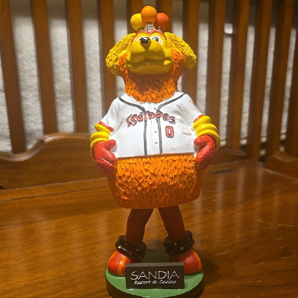 Sandia Resort & Casino Isotopes Mascot Figurine